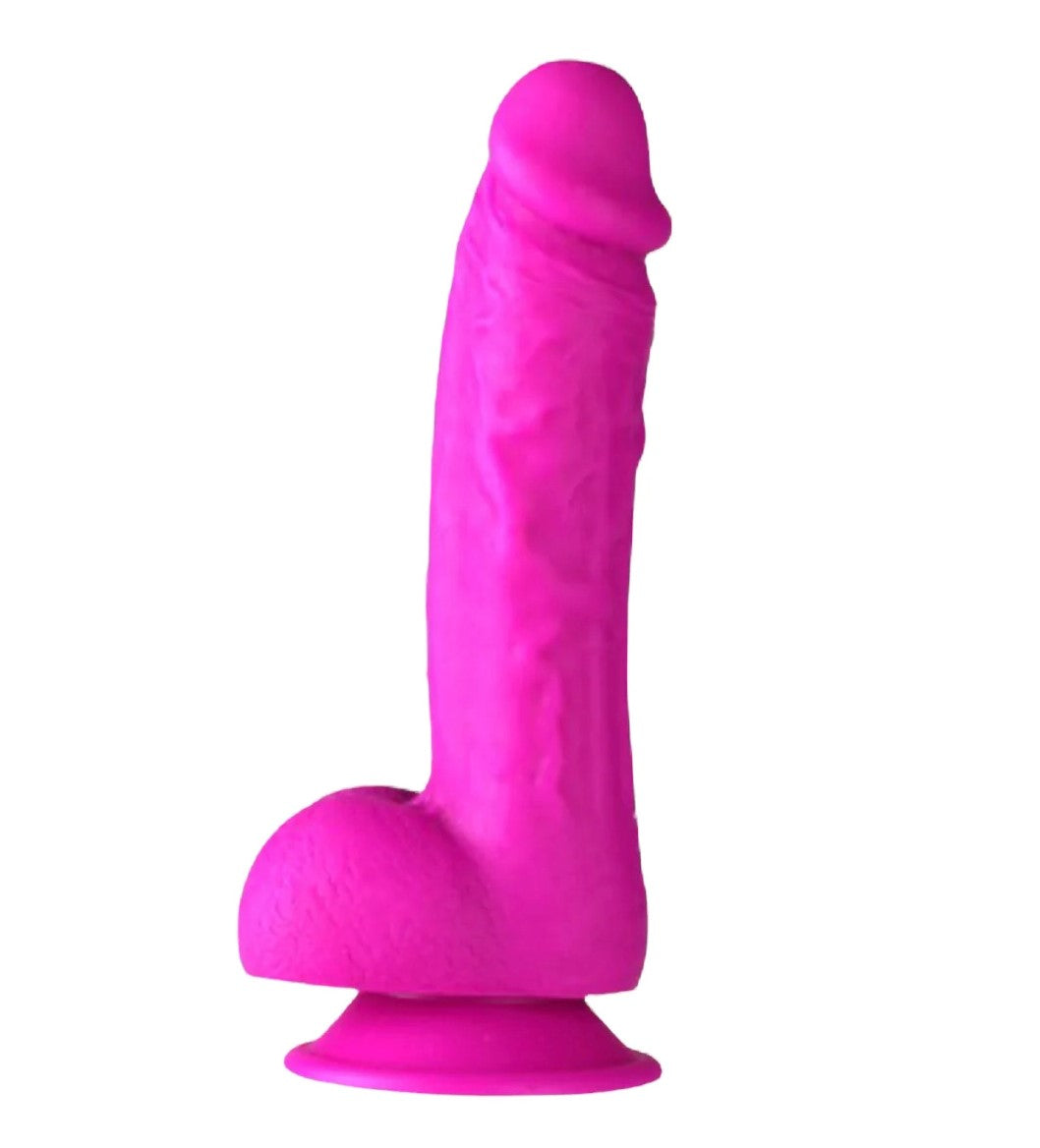 JOSI | 8" IN | DARK PURPLE | SILICONE DONG