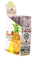 HIGH HEMP "PINEAPPLE PARADISE" 2 FILTER TIPS & HERBAL WRAPS