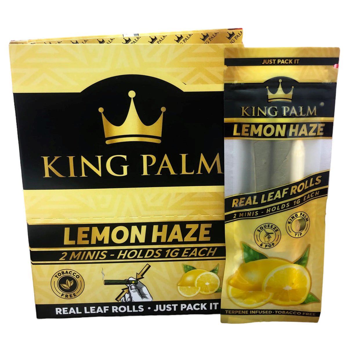 KING PALM (LEMON HAZE) 2 MINIS KING PALM (LEMON HAZE) 2 MINIS