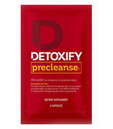 DETOXIFY PRECLEANSE HERBAL SUPPLEMENT | PACK OF 6 CAPSULES - NEW STAR NOVELTIES