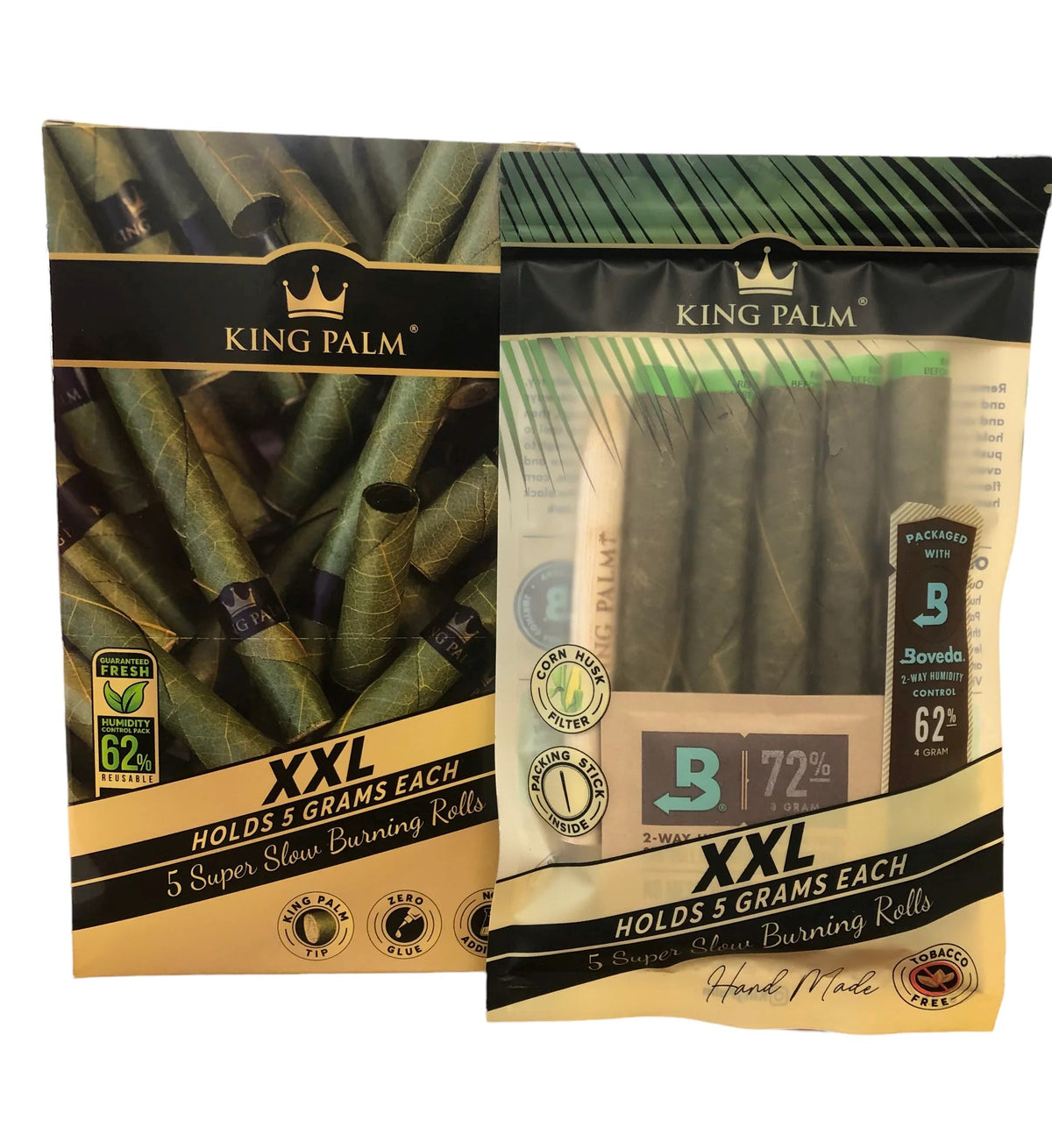 KING PALM XXL (5 SUPER SLOW BURNING ROLLS)