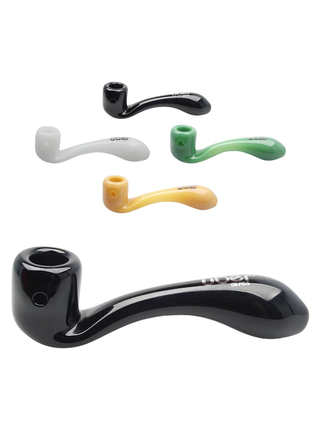 UBER GLASS | 5" SHERLOCK | ASSORTED SOLID COLORS