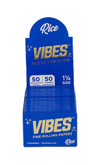 VIBES RICE PAPER |1 1/4 SIZE | 50PK VIBES RICE PAPER |1 1/4 SIZE | 50PK