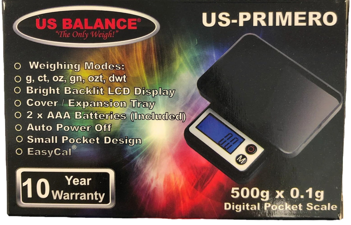 US BALANCE | US-PRIMERO | 500G X 0.1G SCALE