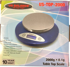 US BALANCE | US-TOP-2000 | SCALE 2000G X 0.1G