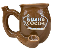 CERAMIC PIPE COFFEE MUG, VARIOUS DESIGNS