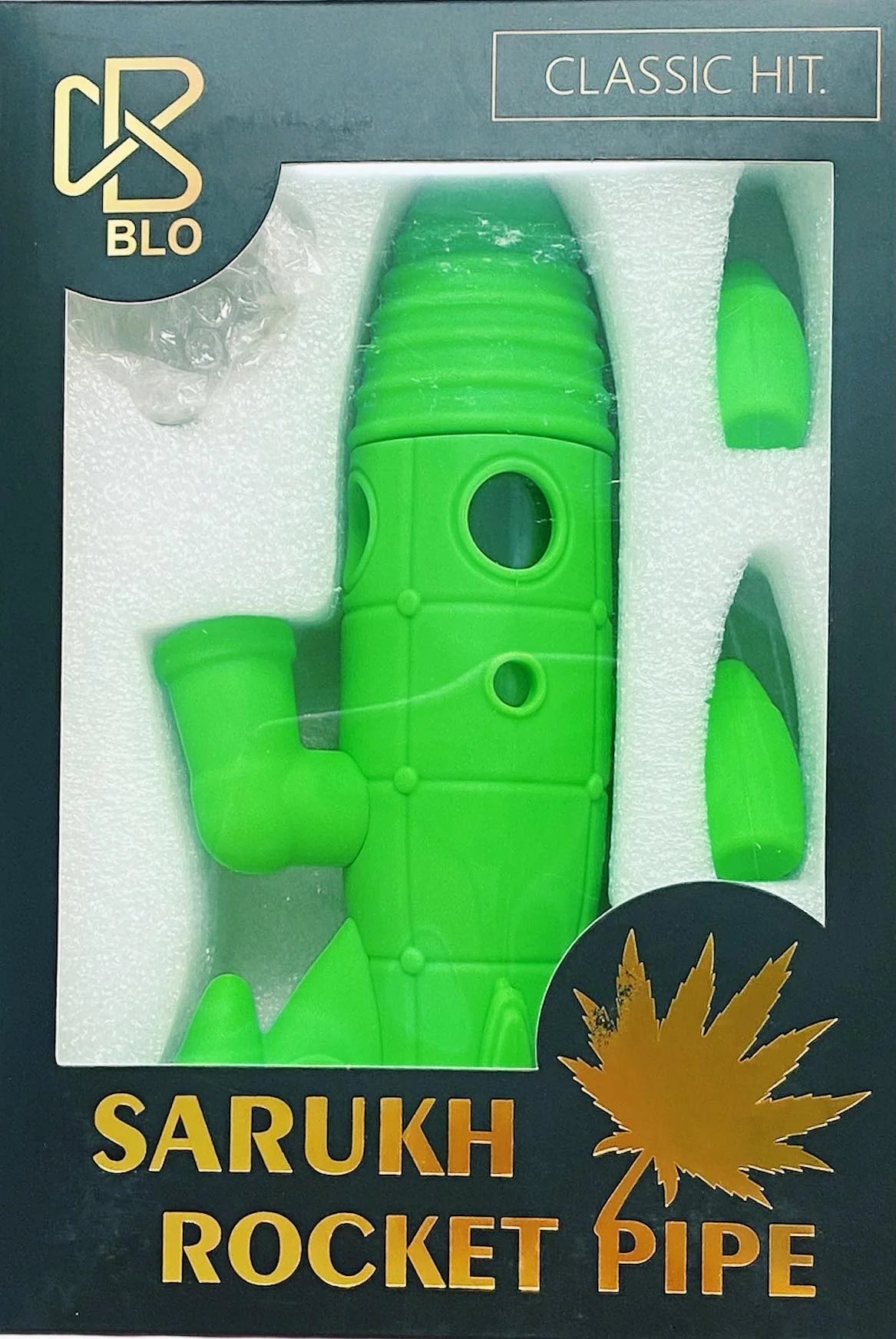 BLO SARUKH ROCKET SILICON PIPE | LIME GREEN