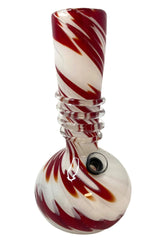 9" SOFT GLASS WATER PIPE COLORFUL