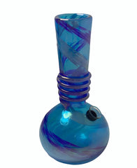 9" SOFT GLASS WATER PIPE