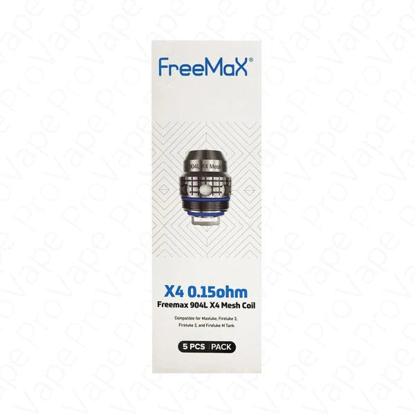 FREEMAX X4 0.15ohm 904L X4 MESH COIL | BOX OF 5 - NEW STAR NOVELTIES