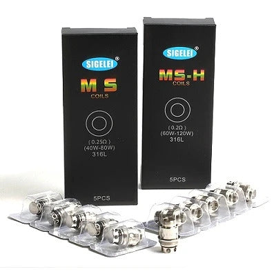 SIGELEI COILS MS-H | BOX OF 5 - NEW STAR NOVELTIES