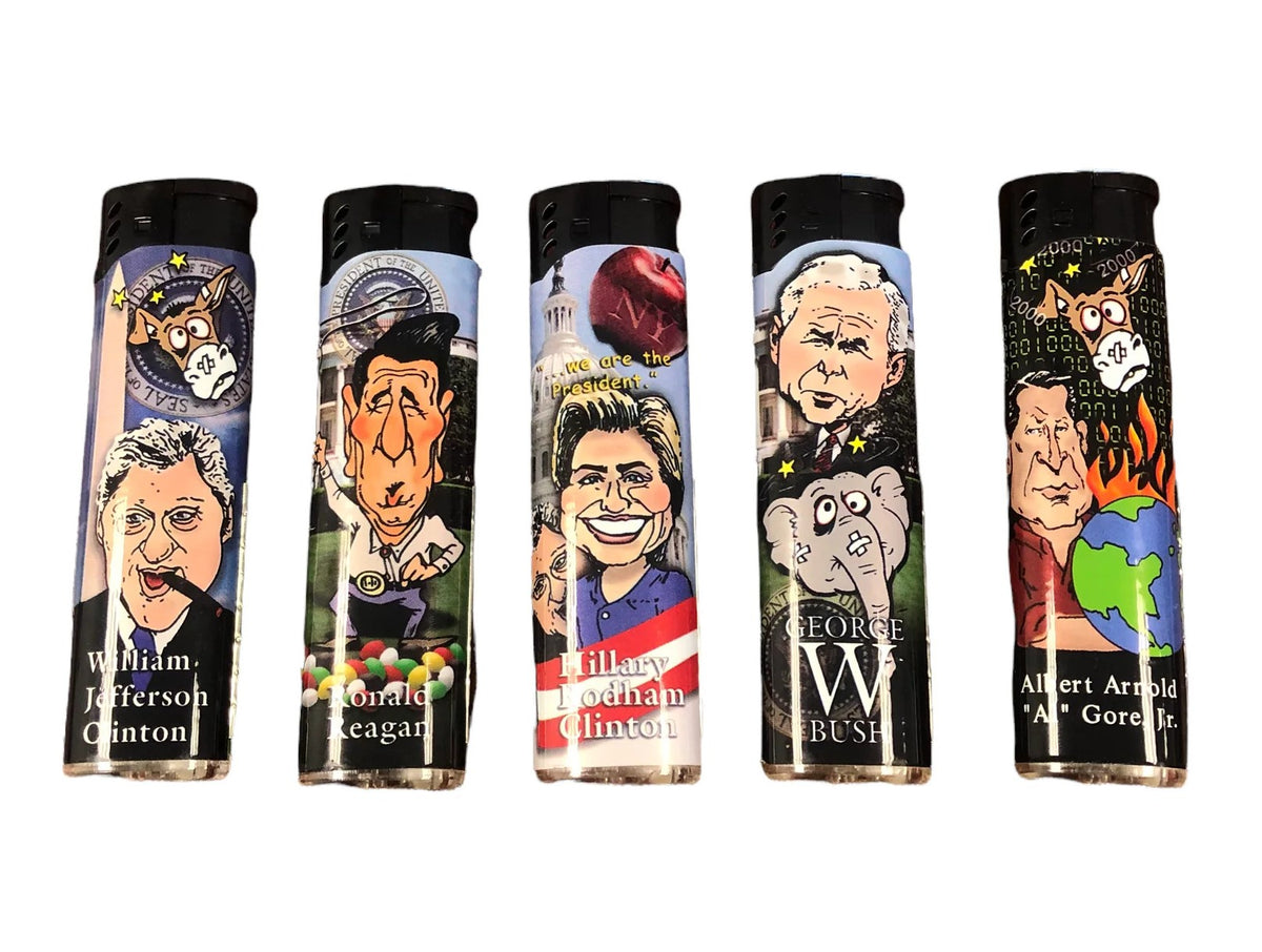 ELECTRONIC LIGHTER | 50 PK POLITICAL HUMOR - NEW STAR NOVELTIES