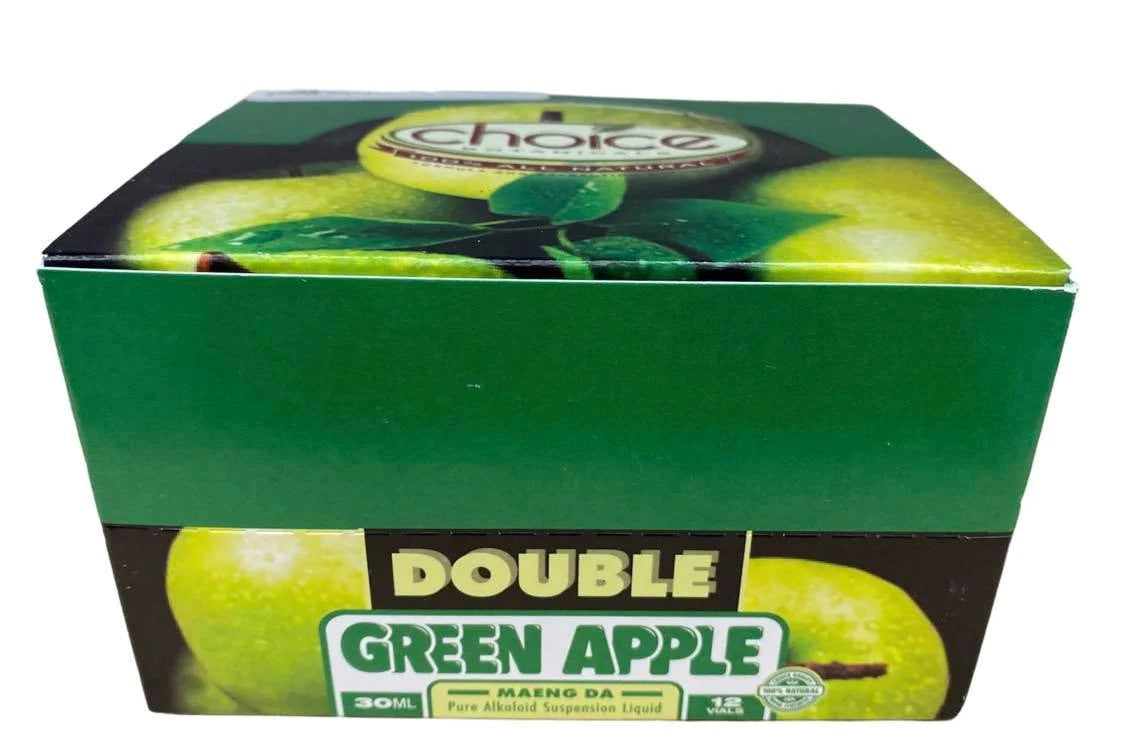 CHOICE BOTANICALS, DOUBLE GREEN APPLE MAENG DA 30ML, 12 VIALS