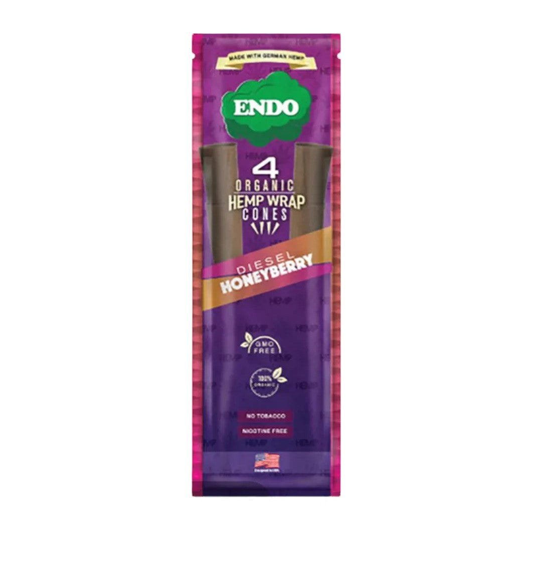 ENDO | HEMP WRAP CONES | 15PK