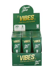 VIBES CONES | ORGANIC HEMP KING SIZE | 30PK