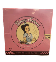 BLAZY SUSAN | KING SIZE SLIM | PINK ROLLING PAPERS