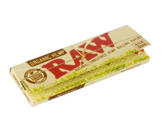 RAW 1 1/4 SIZE (ORGANIC HEMP) ROLLING PAPER