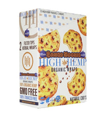 HIGH HEMP "BAKED COOKIES" 2 FILTER TIPS & HERBAL WRAPS