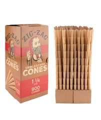 ZIG ZAG CONES | 1 1/4 SIZE UNBLEACHED | 900 PK