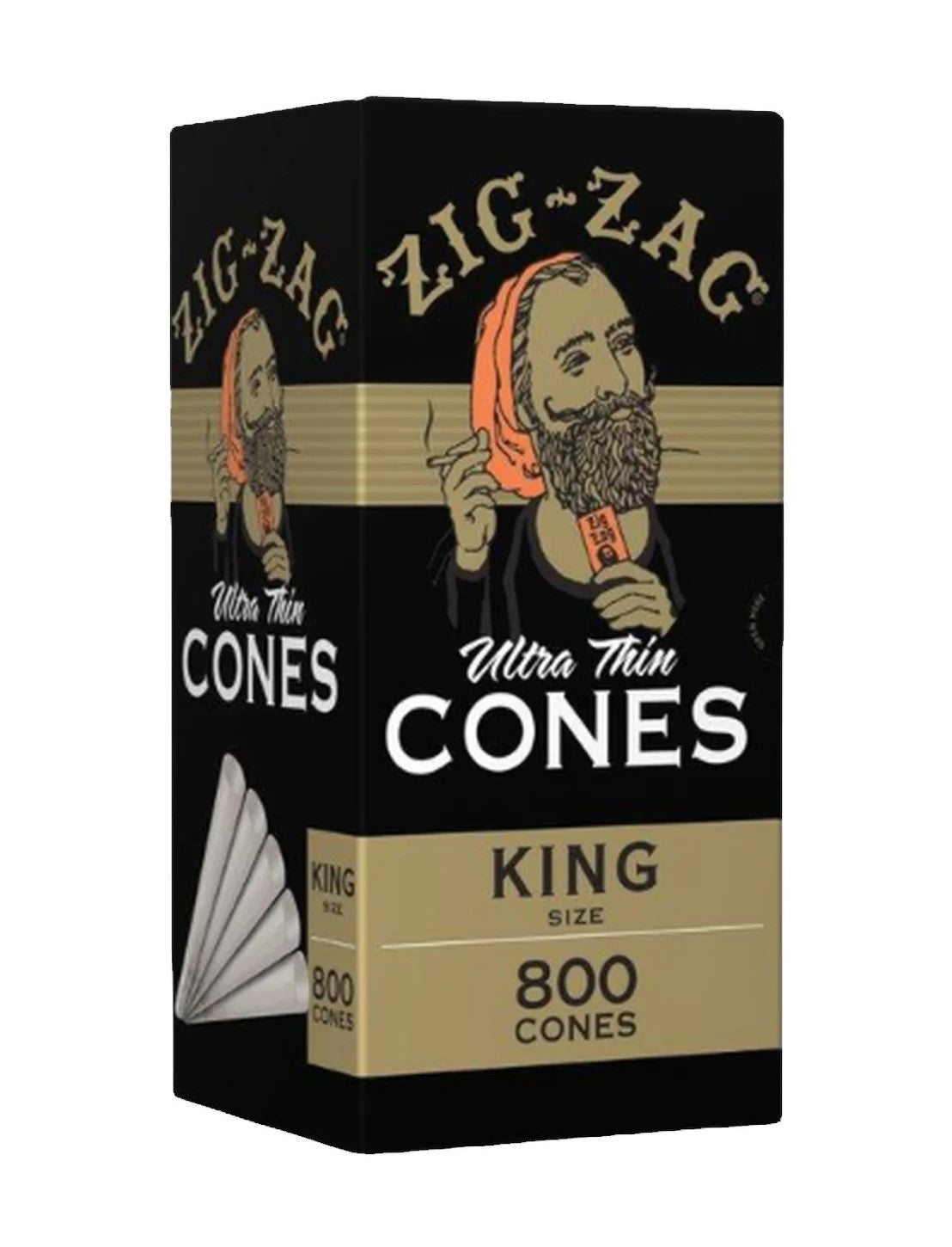 ZIG ZAG CONES ULTRA THIN | KING SIZE | 800 PK