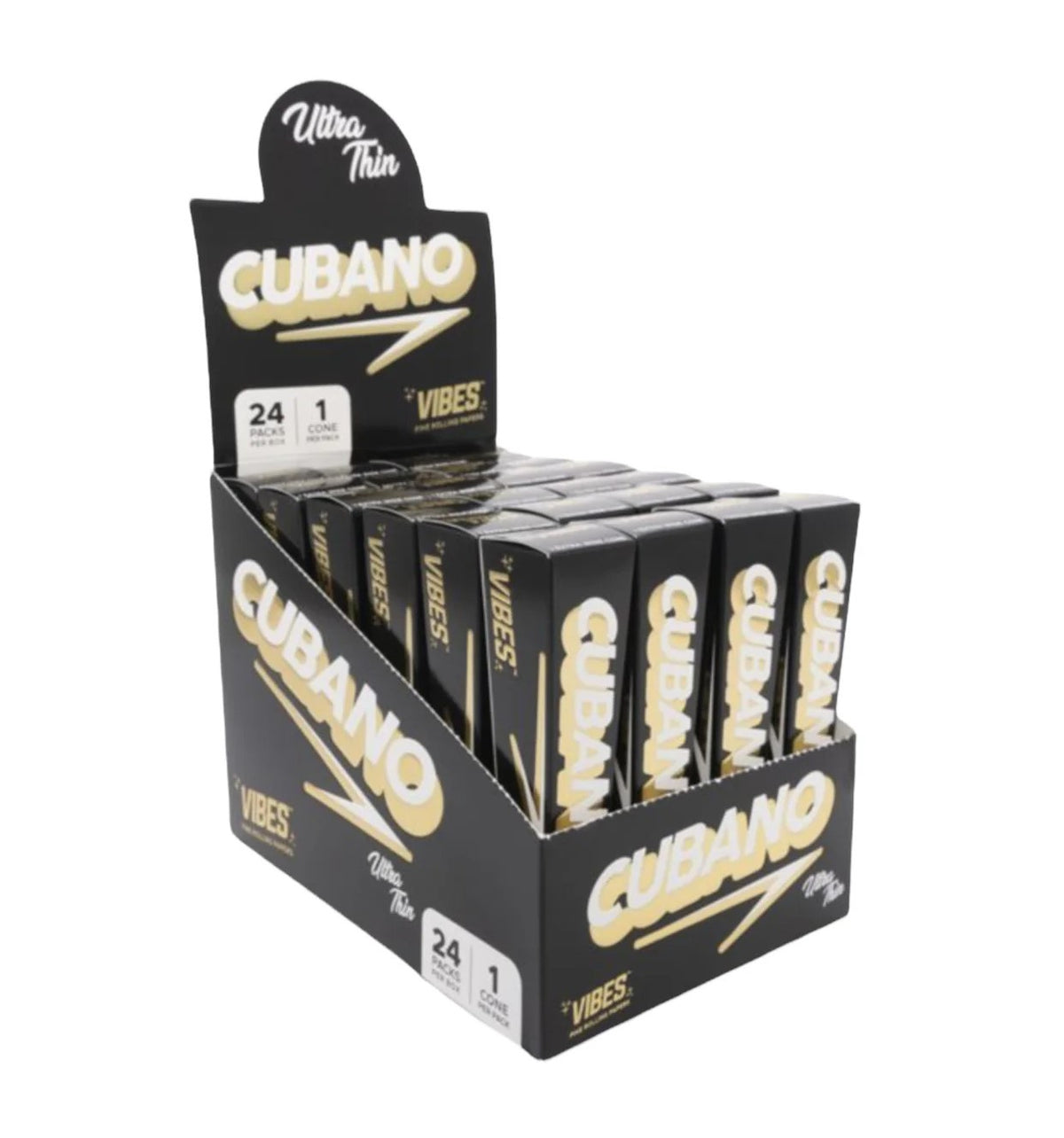 VIBES CONES CUBANO ULTRA THIN | 8 GRAMS | 24PK