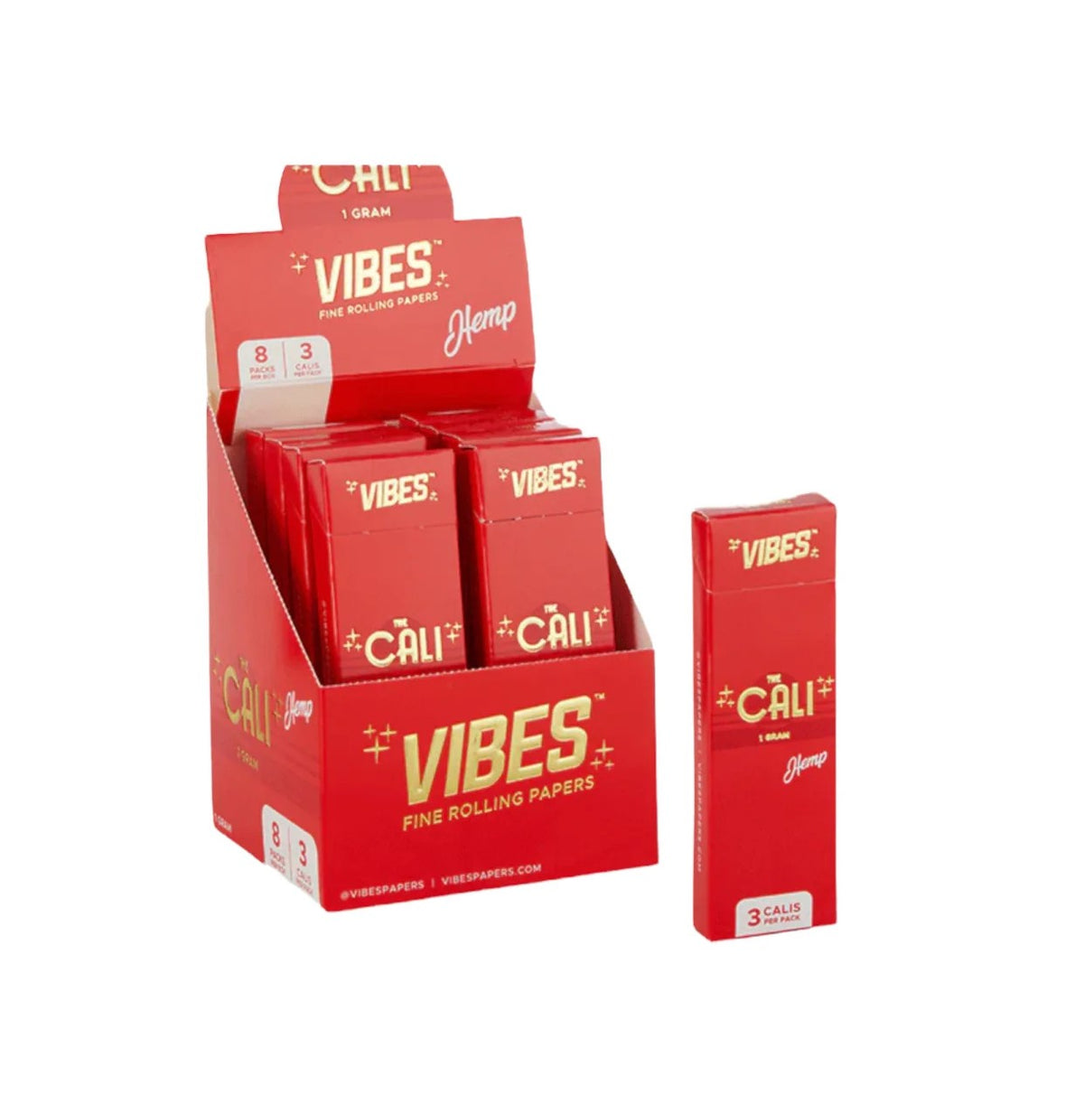 VIBES HEMP CALI CONES | 1 GRAM | 8PK