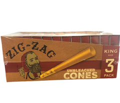 ZIG-ZAG | KING SIZE UNBLEACHED CONES