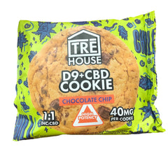 TRE- HOUSE | CHOCOLATE CHIP DELTA-9 + CBD COOKIE | 40 MG