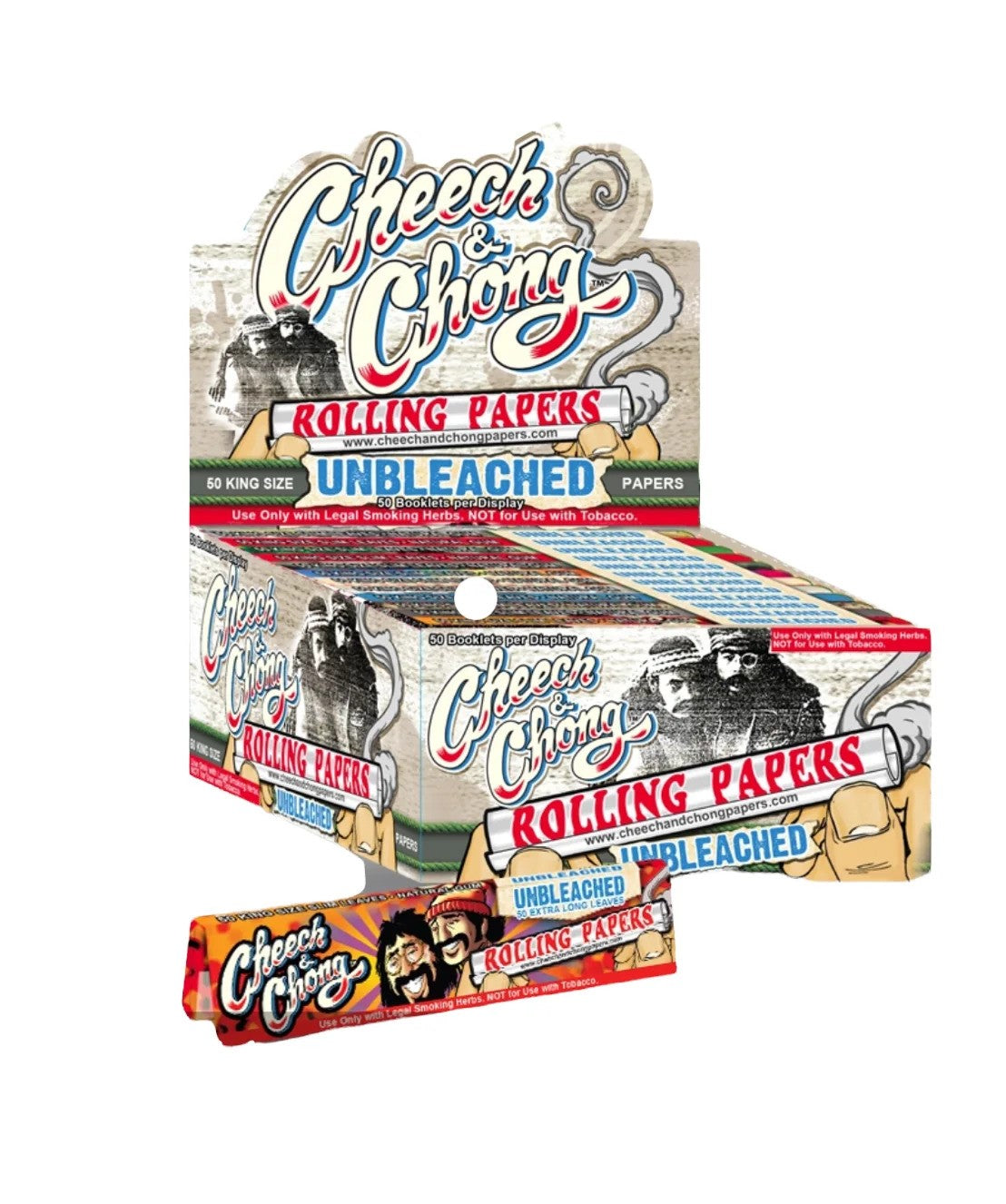 CHEECH AND CHONG | KING SIZE PAPERS | 50PK