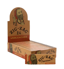 ZIG ZAG PAPERS UNBLEACHED | 1 1/4 SIZE | 24PK