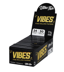 VIBES PAPER ULTRA THIN | 1 1/4 SIZE WITH TIP | 24PK