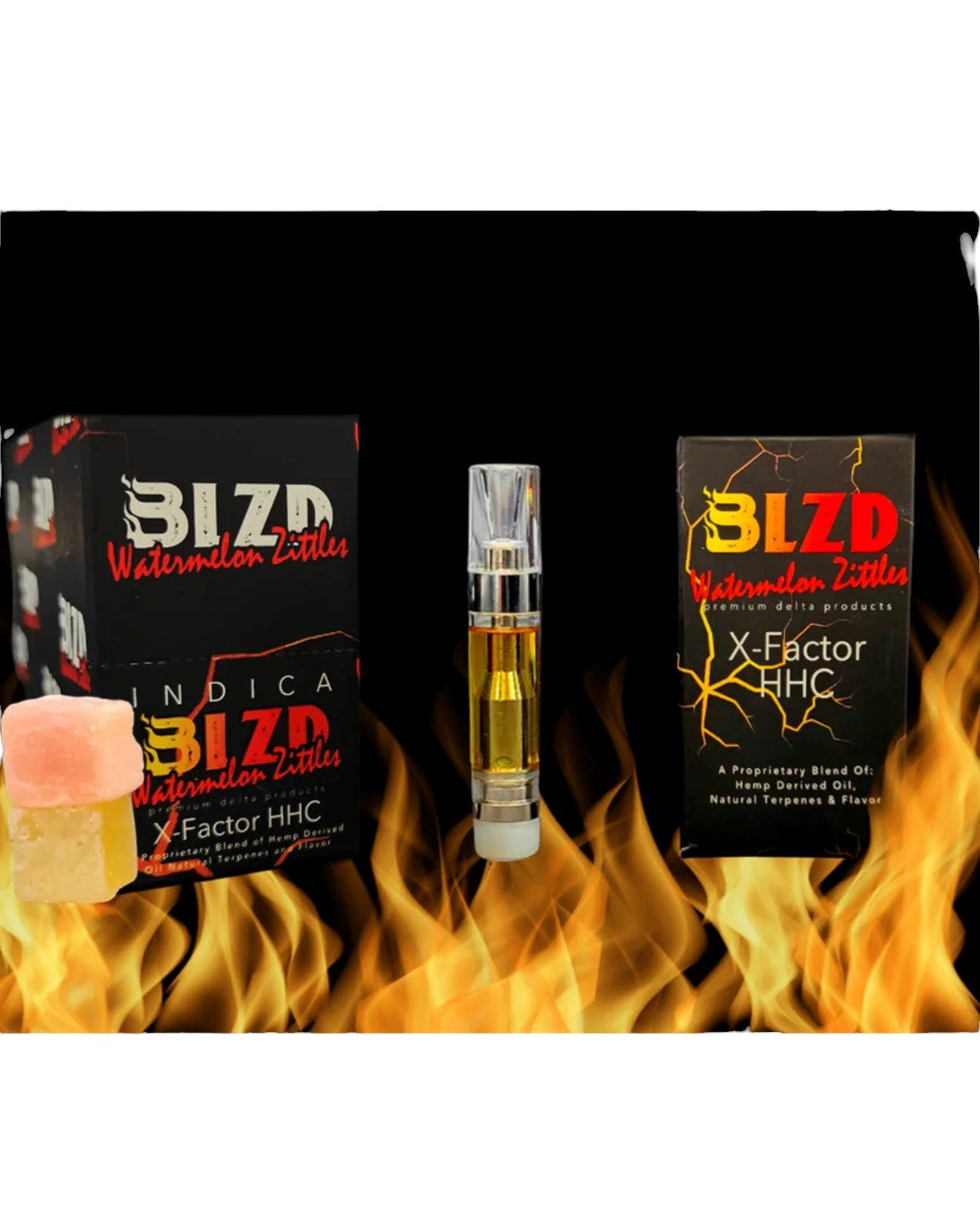 BLZD XFACTOR | HHC CARTRIDGE & GUMMY | 900MG