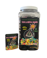 DAZED | DELTA 8 NERDS GUMMIES JAR 60MG | 50 COUNT