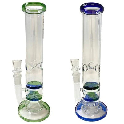 9" TURBINE PERCULATOR GLASS ON GLASS WATER PIPE | SINGLE UNIT 9" TURBINE PERCULATOR GLASS ON GLASS WATER PIPE | SINGLE UNIT