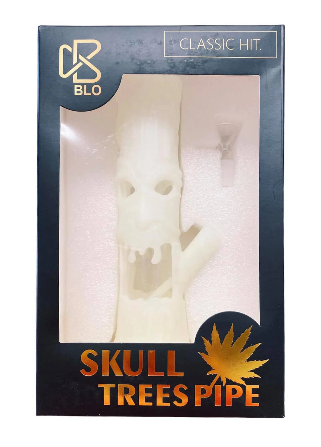 BLO SKULL TREE PIPE | GLOW IN THE DARK