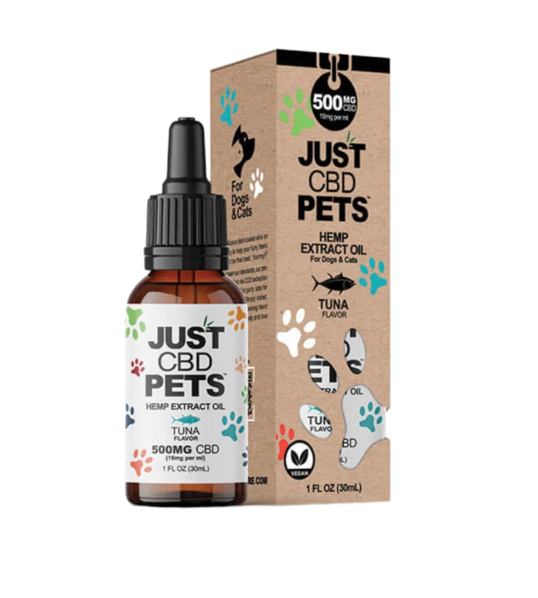 JUST CBD | PET TINCTURE HEMP OIL | 500MG | 10Z - NEW STAR NOVELTIES