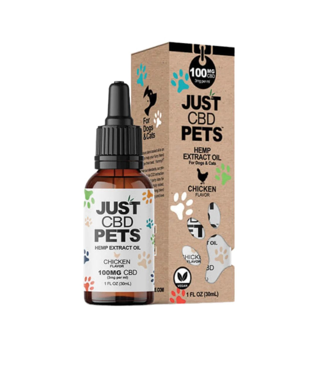 JUST CBD | PET TINCTURE HEMP OIL | 100MG | 1OZ - NEW STAR NOVELTIES