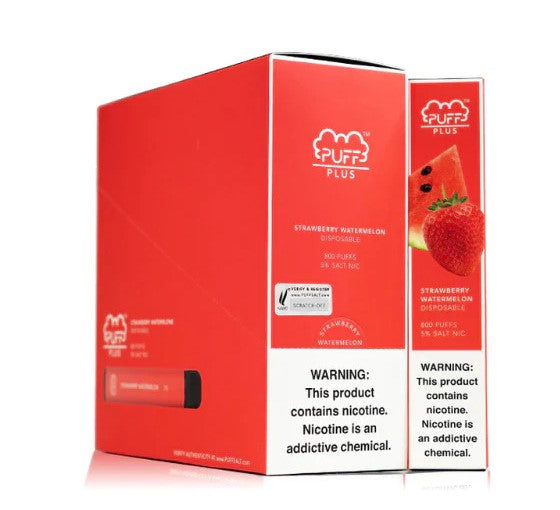 PUFF PLUS 800 PUFF DISPOSABLE VAPE BOX (BOX OF 10) - NEW STAR NOVELTIES