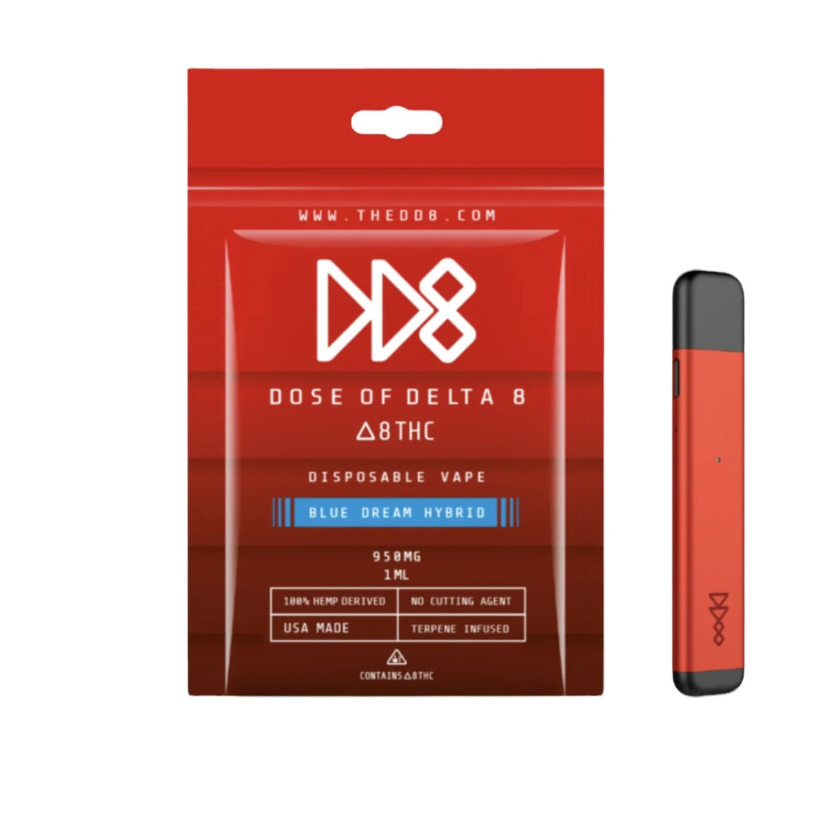 DOSE OF DELTA 8 DISPOSABLE VAPE - NEW STAR NOVELTIES