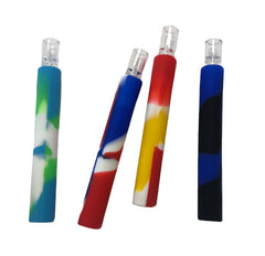 GLASS SILICONE CHILLUM "5 1/2"